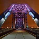 AES Lights Up Big Four Bridge Over Ohio River